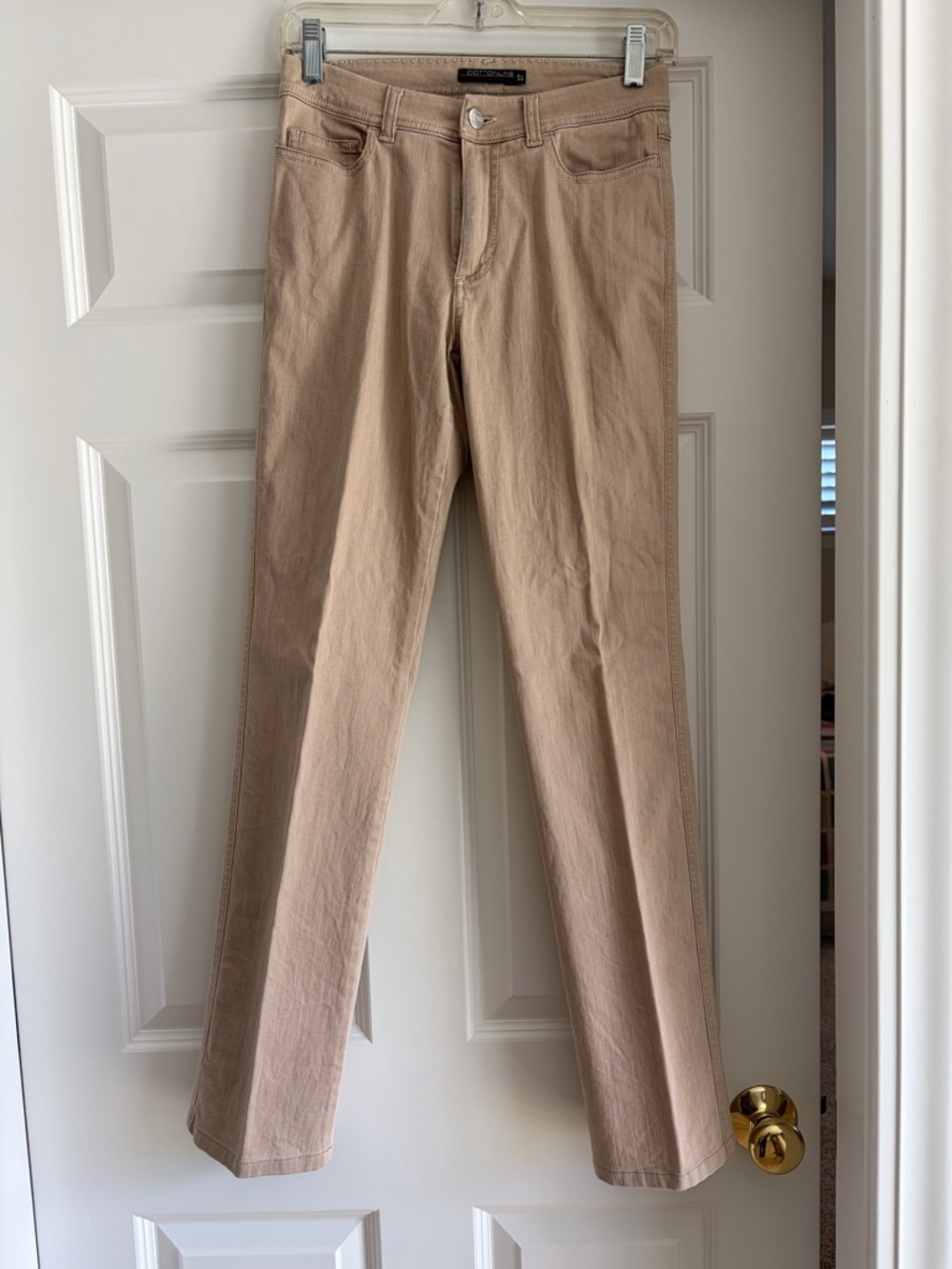 Cotton Line cotton cashmere straight leg pant - made in Italy